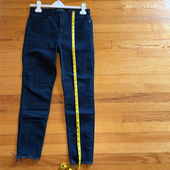 Banana Republic Women's dark blue mid rise Skinny Jeans - Picture 4 of 5